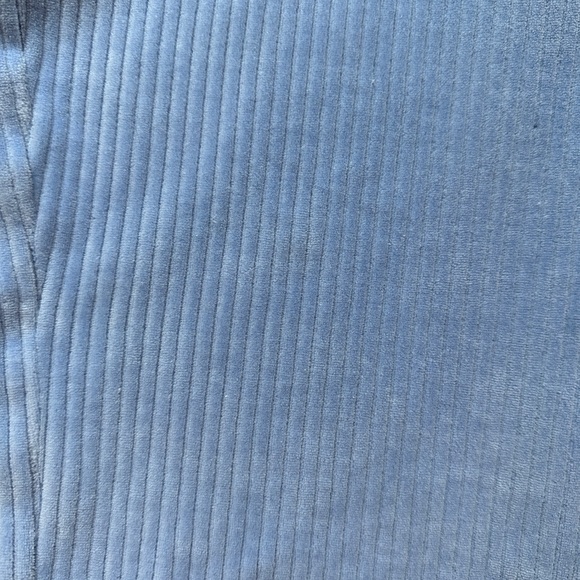 Aerie Blue Ribbed Flare Pants - Picture 3 of 3